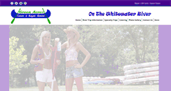 Desktop Screenshot of greenacrescanoe.com